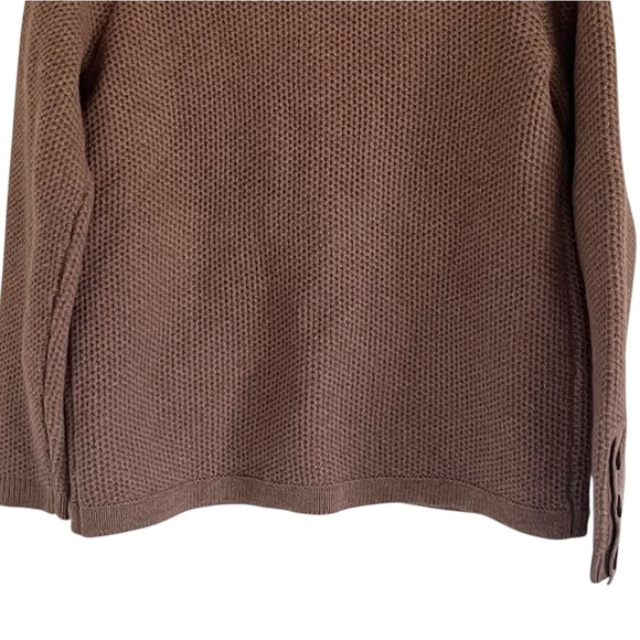 Boden Textured Stitch Cardigan in Praline Brown NWT Size US 10 - Picture 8 of 13